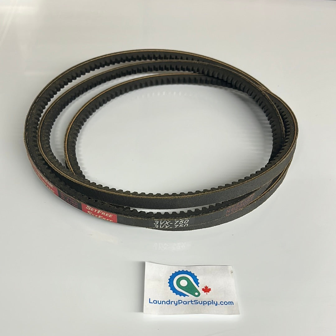 V-BELT 3VX750-2 REQ'D OLD PN 54T161T