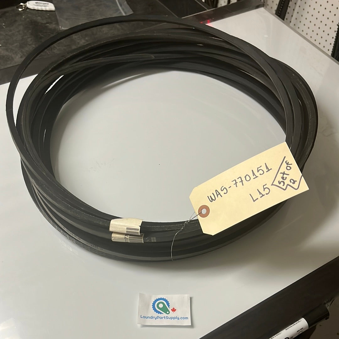 V-BELTS SET=2 MOTOR TO MOTOR(EX22)