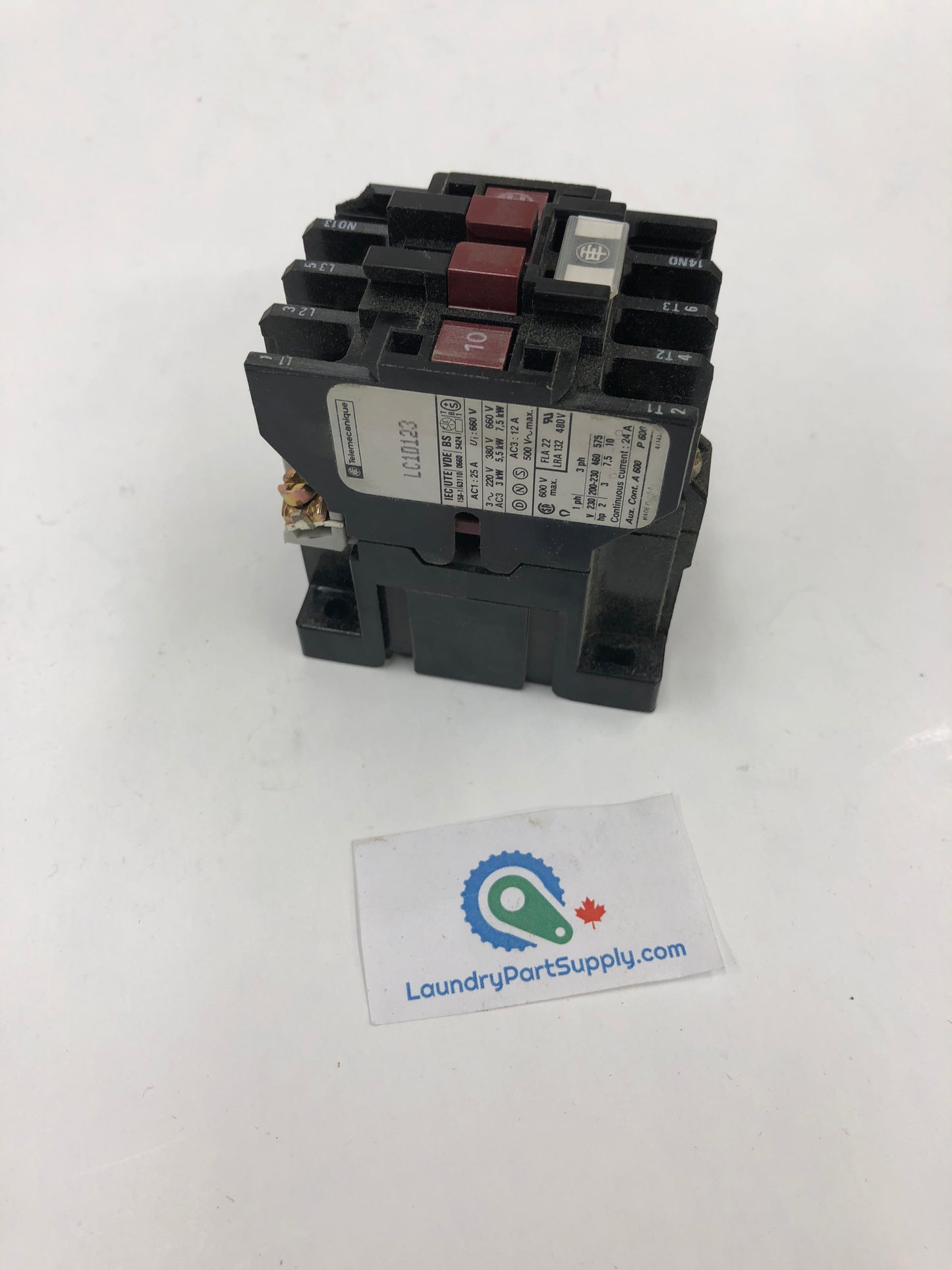 Contactor, 24V/60C, 12 Amp., 3 Poles N/O