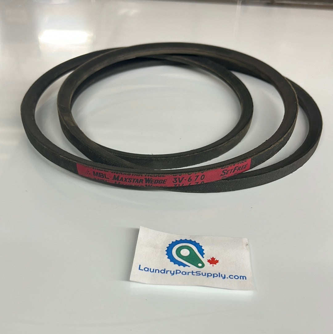 V-BELT Matchset=3 3V670